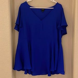Torrid blue electric top!